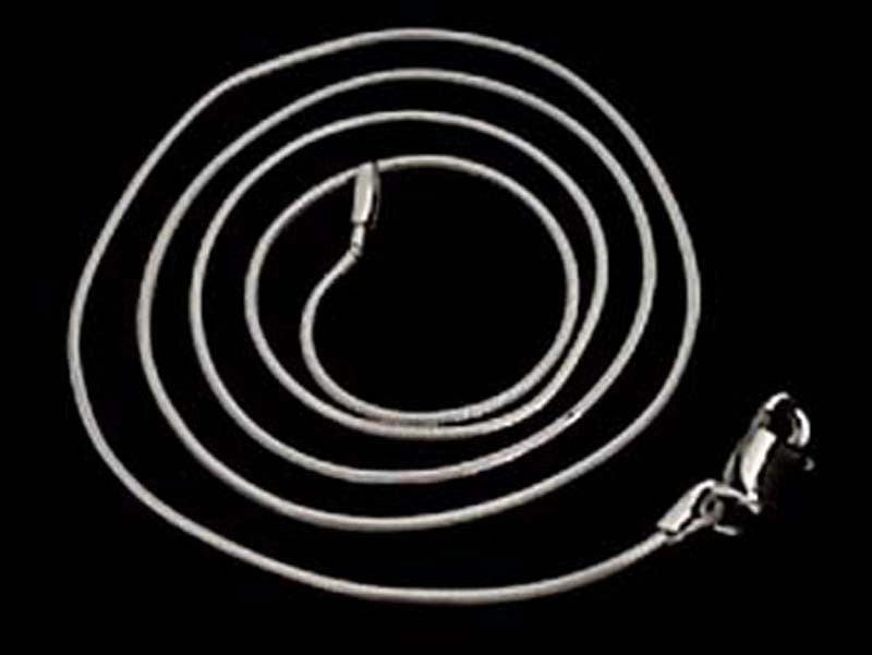 16" Thin-Med. 1mm Snake Chain, Sterling Silver Polished Radiance Distinct Form