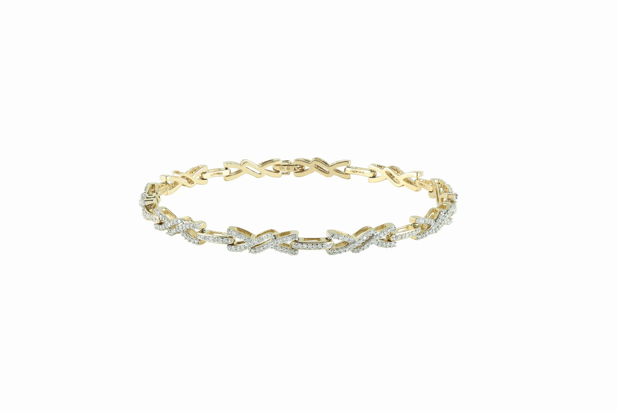 All-Inclusive Amalgamations Borderless Norm 1 ctw Diamond Bracelet