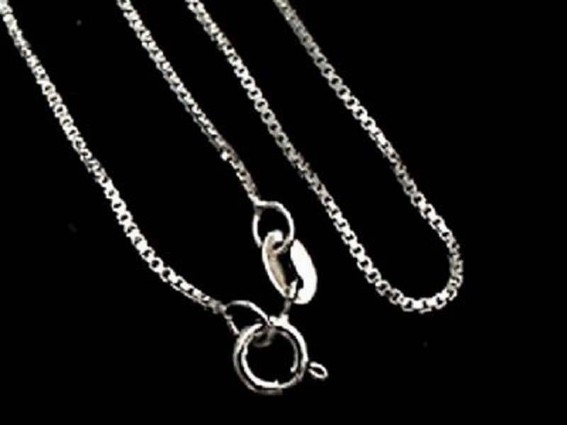 20" Medium Gauge 1mm Sterling Silver Box Chain Spring Mood Night Out Look