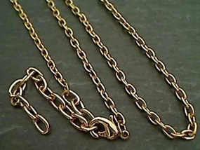 Timeless Duo 24" Gold Tone Open Link Chain