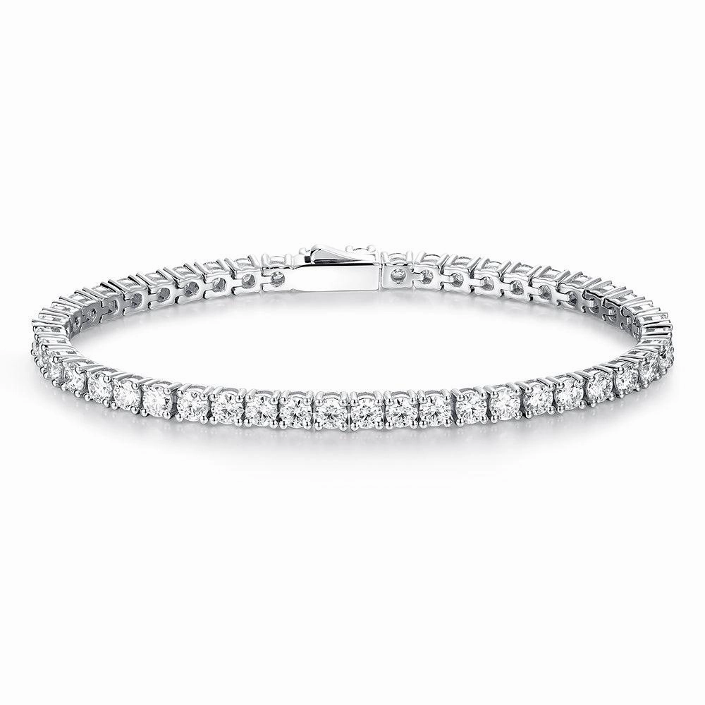 3.5 CT. Classic Round Shaped Moissanite Tennis Bracelet Evergreen style Celestial Esteem