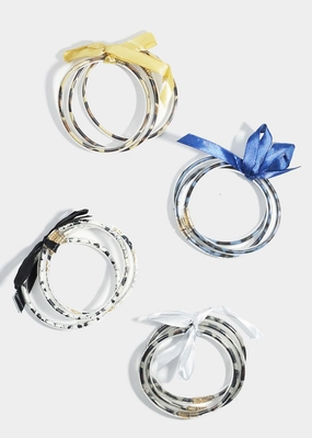 3-Piece Animal Print Bracelets Vintage Style Precious Glow