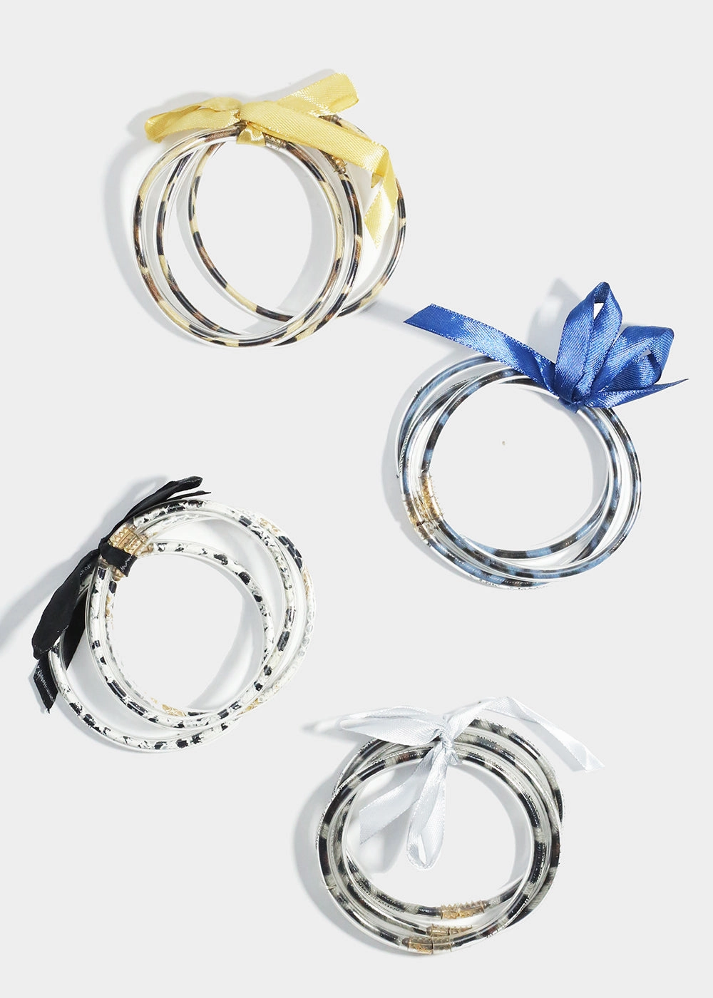 3-Piece Animal Print Bracelets Vintage Style Precious Glow