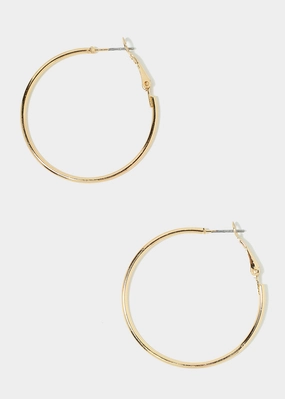 40MM Gold Metal Hoops Accent Piece