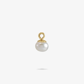 14K Cultured White Freshwater Pearl Dangle Happy Ending Trusted Blends