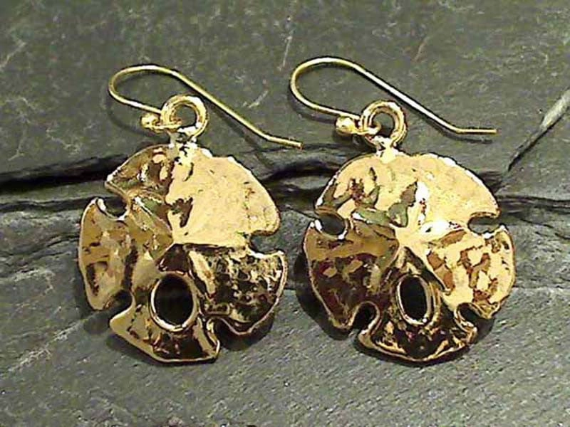 Alchemia Sand Dollar Earrings Weekend Accent