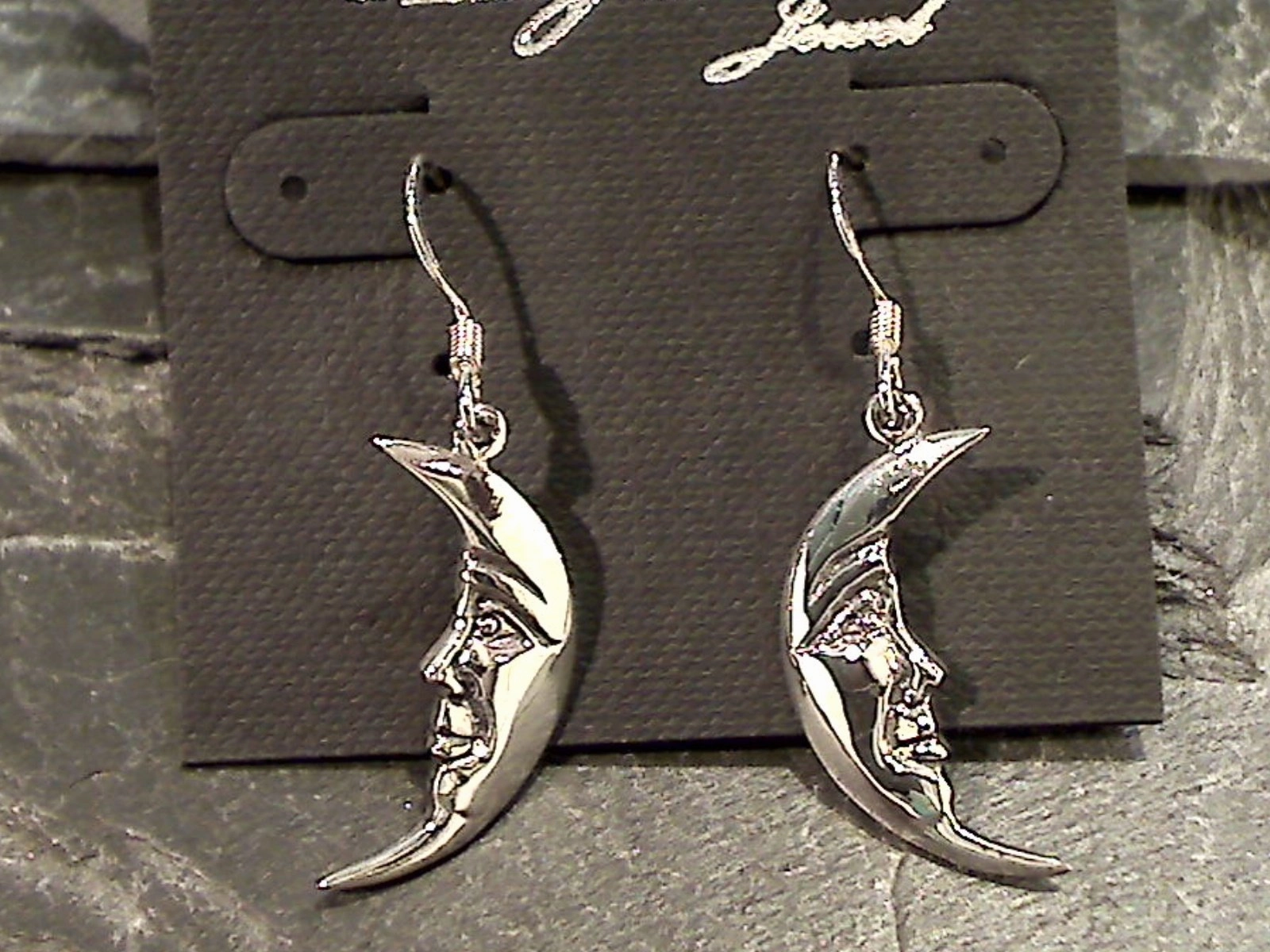 Sterling Silver Moon Earrings Gifting Light refined design