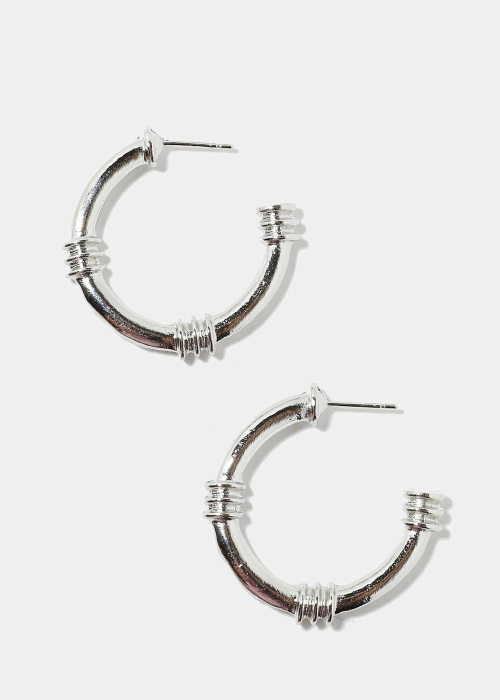 Open Hoop Earrings Statement Layer Anniversary Present