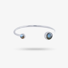 House Style Joyful Fusions Amare Wear Labradorite Silver Cuff Bracelet