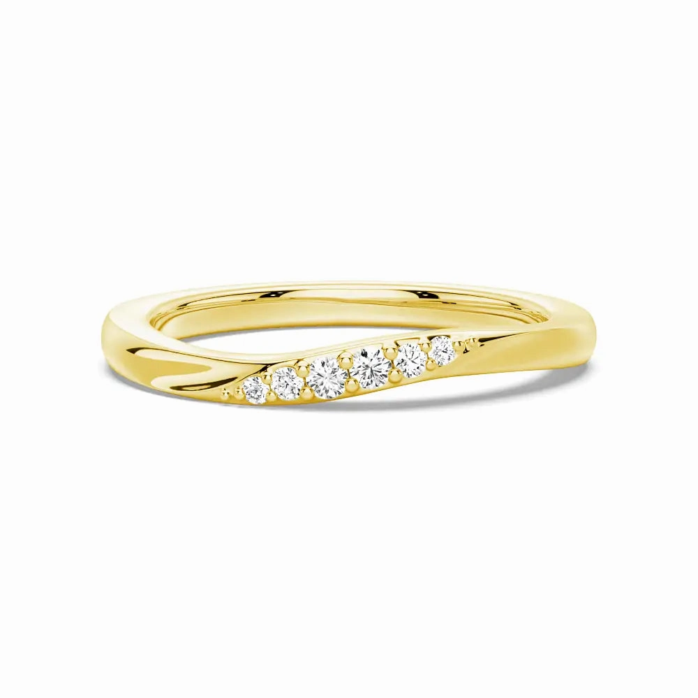 Tension Flow Lab Grown Diamond And Moissanite Ring Family Present Quality Adornment