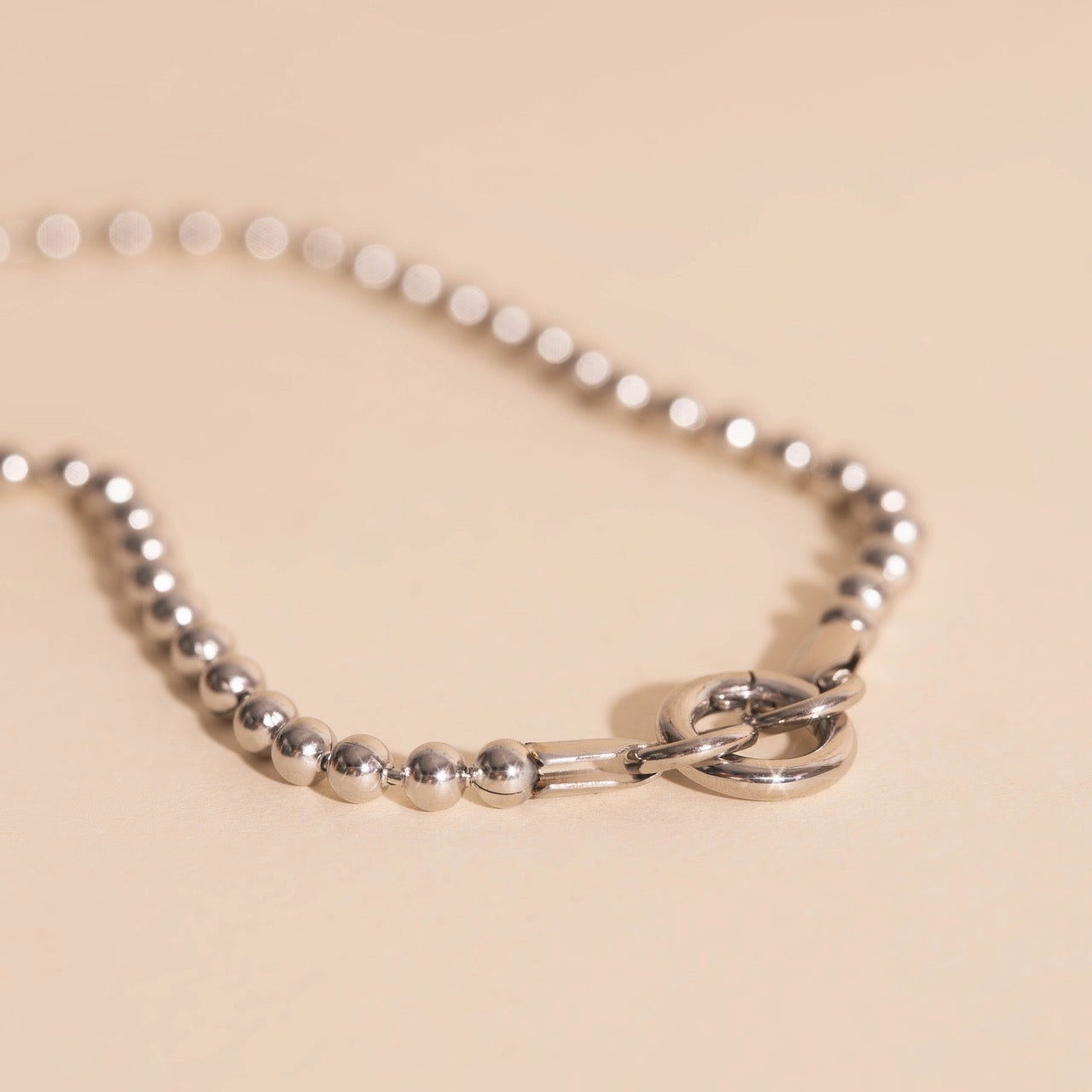 Ball Chain Necklace Subtle Touch
