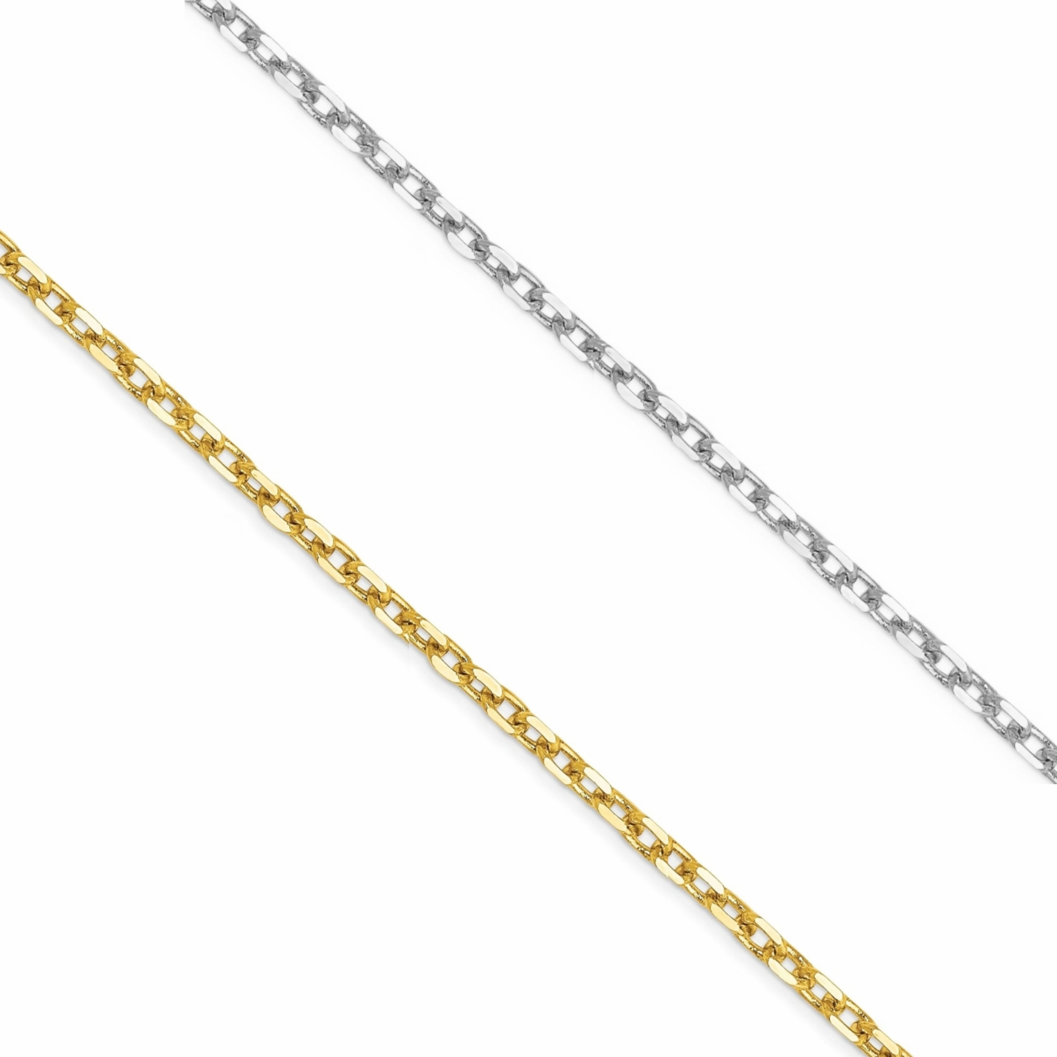 Sterling Silver 1.5mm or ~1mm Diamond Cut Cable Chain Custom Craftwork Charming Accessories