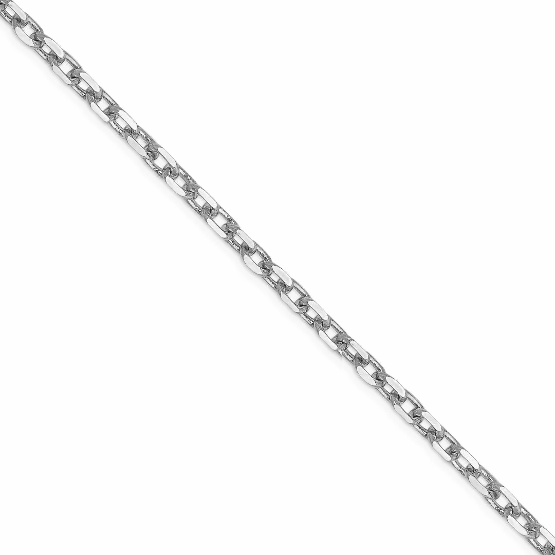 Sterling Silver 1.5mm or ~1mm Diamond Cut Cable Chain Timeless Touch Glamour Accessory