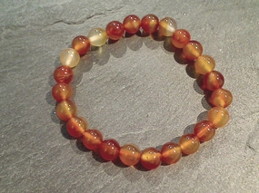 Carnelian 8MM Stretch Bracelet Infinite Style