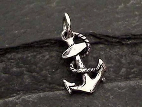 Sterling Silver Anchor Charm Silky feel