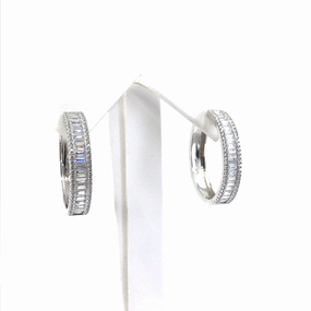 Fresh Look Sterling Silver Hoop Earrings