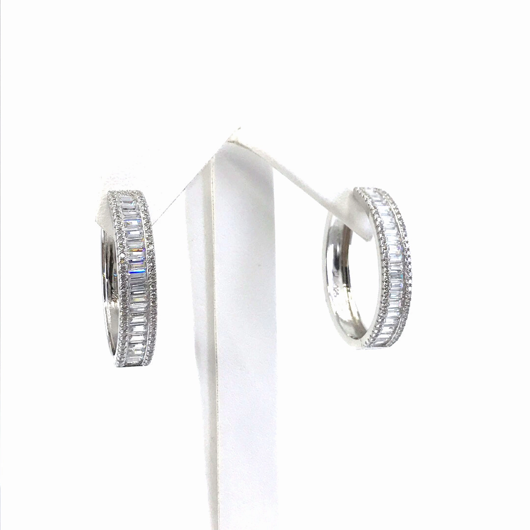 Fresh Look Sterling Silver Hoop Earrings