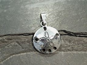 Sterling Silver Sand Dollar Pendant Street Style