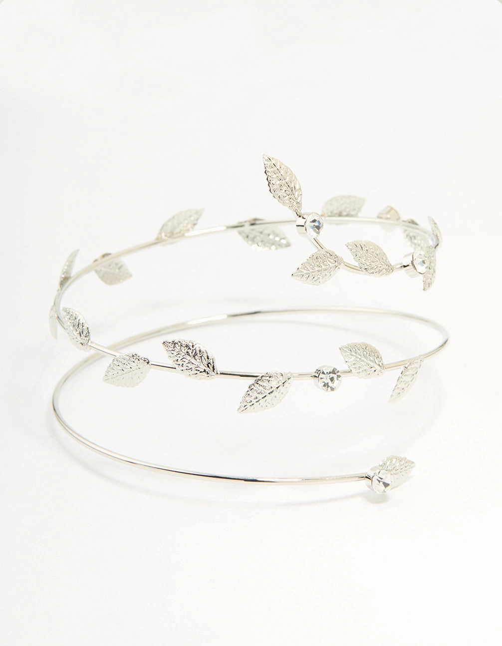 Silver Leaf Wrap Arm Cuff Trusted Name