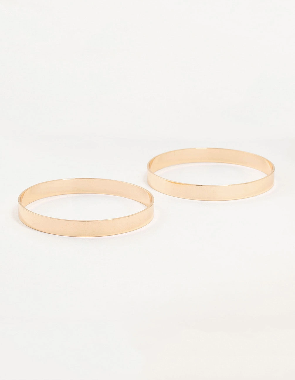 Gold Flat Bangles 2-Pack Evening Glam Final Vision