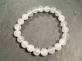 Clear Quartz 8mm Stretch Bracelet Shining Piece Fashion Detail