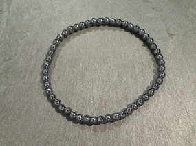 Elegant Feel Hematite 4MM Stretch Bracelet
