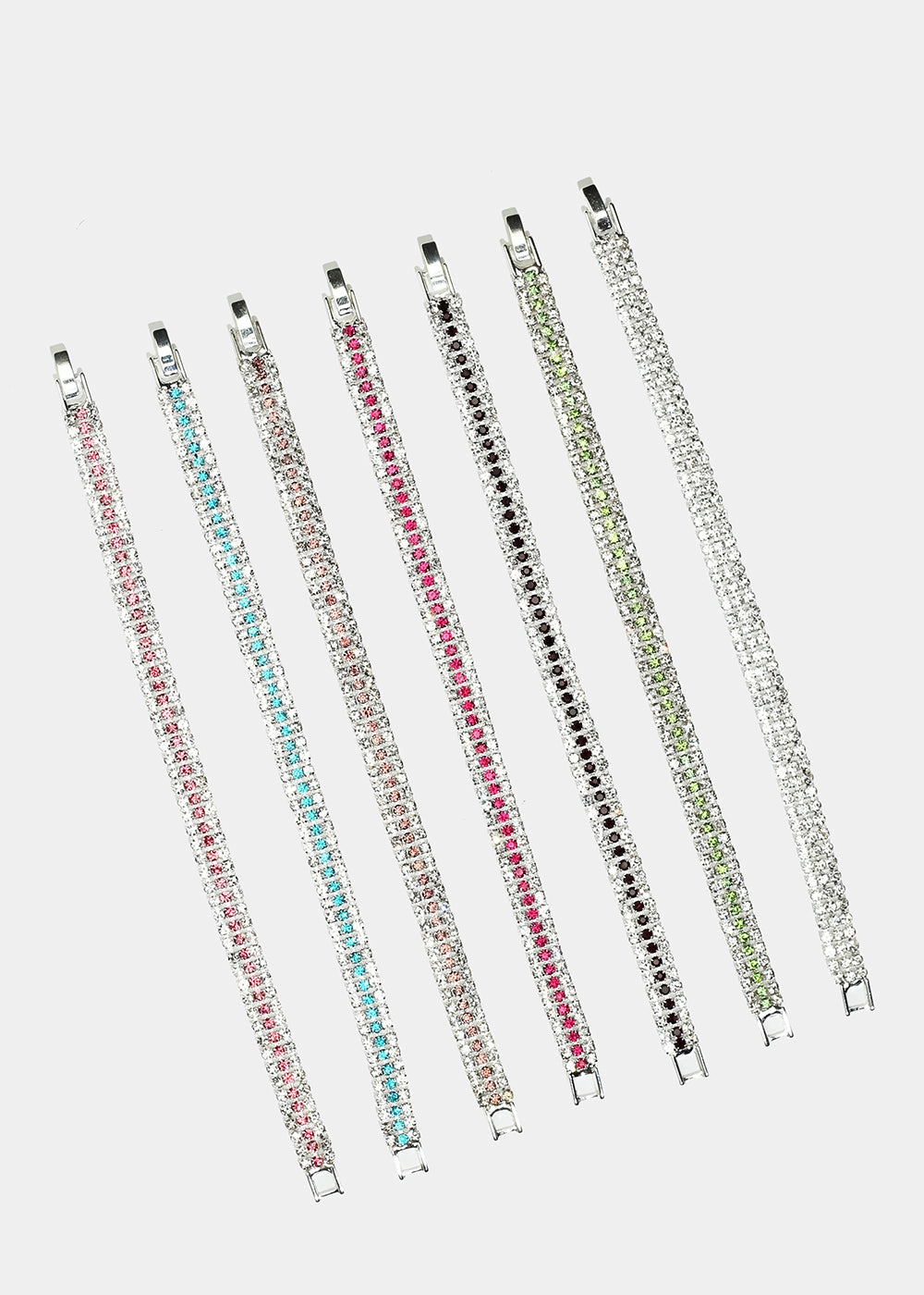 Minimal Aesthetic Seasonal Pairing Sparkling Rhinestone Bracelet