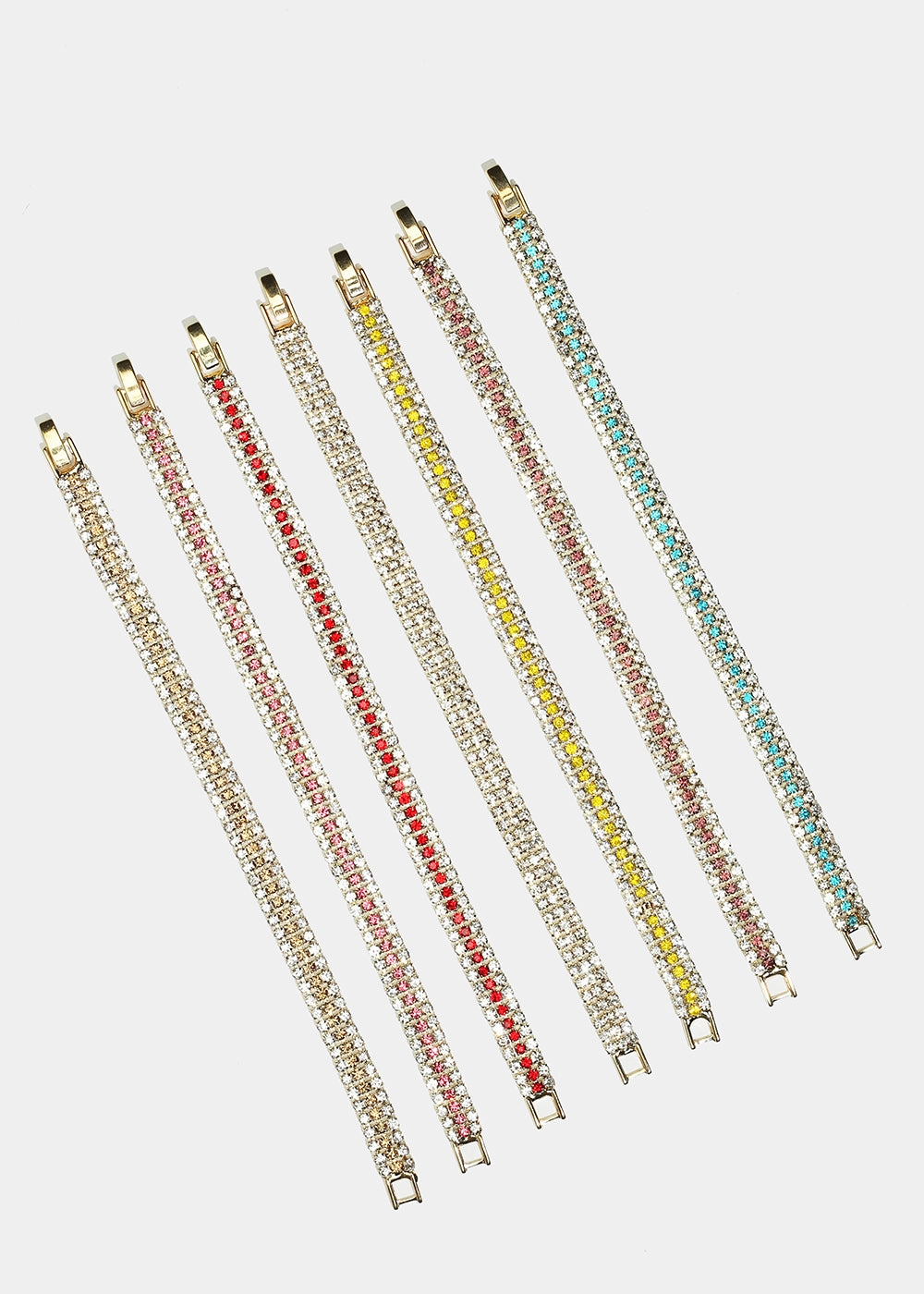 shiny accents Sparkling Rhinestone Bracelet