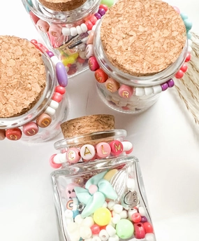 Pastel Shades Creative Sight DIY Bracelet Kit | Multi-Colored Affirmation Bracelet | Personalized Beaded Bracelet | Letter Bracelet