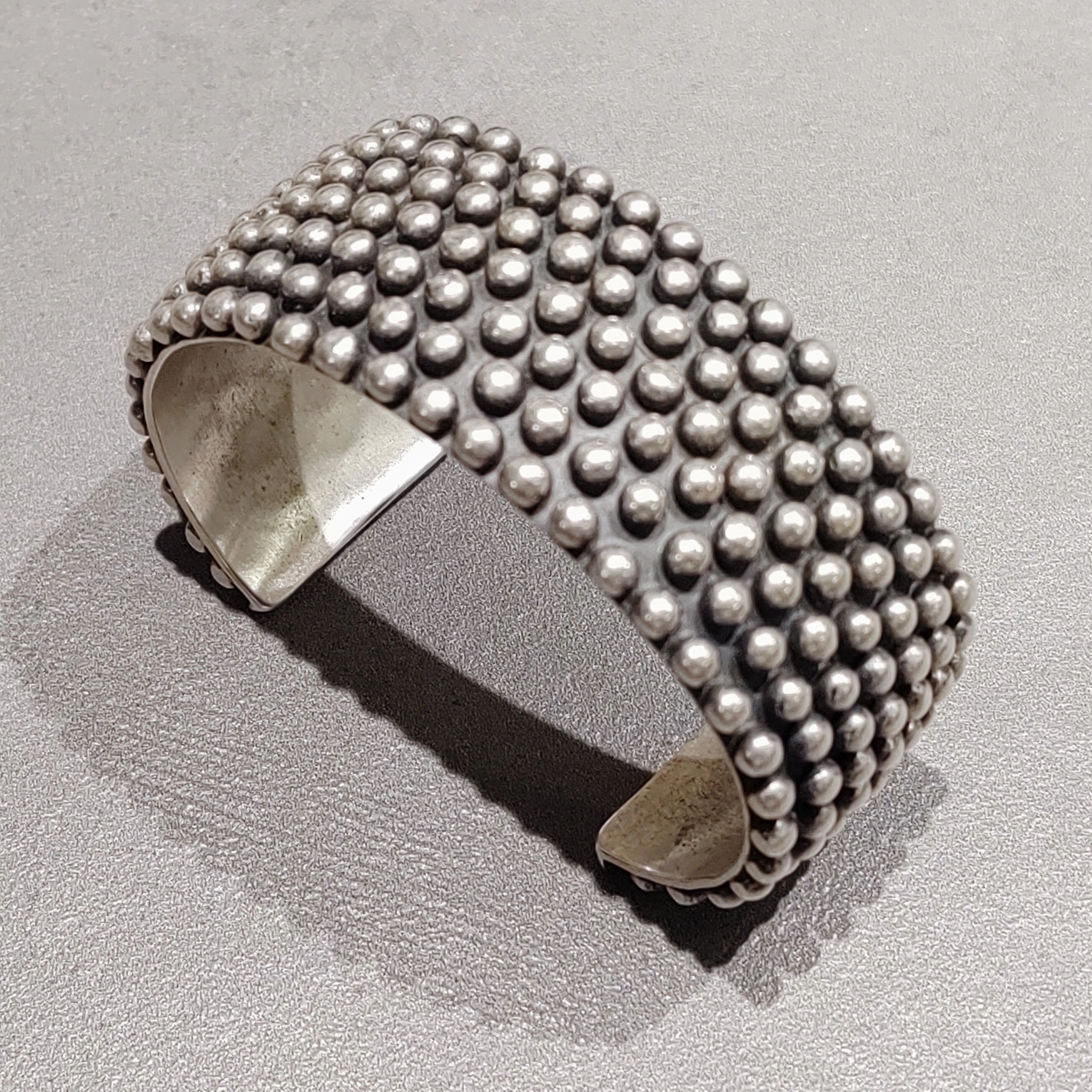 Seasonal accessory Happy Piasso Sterling Silver Bracelet - Handmade Native American