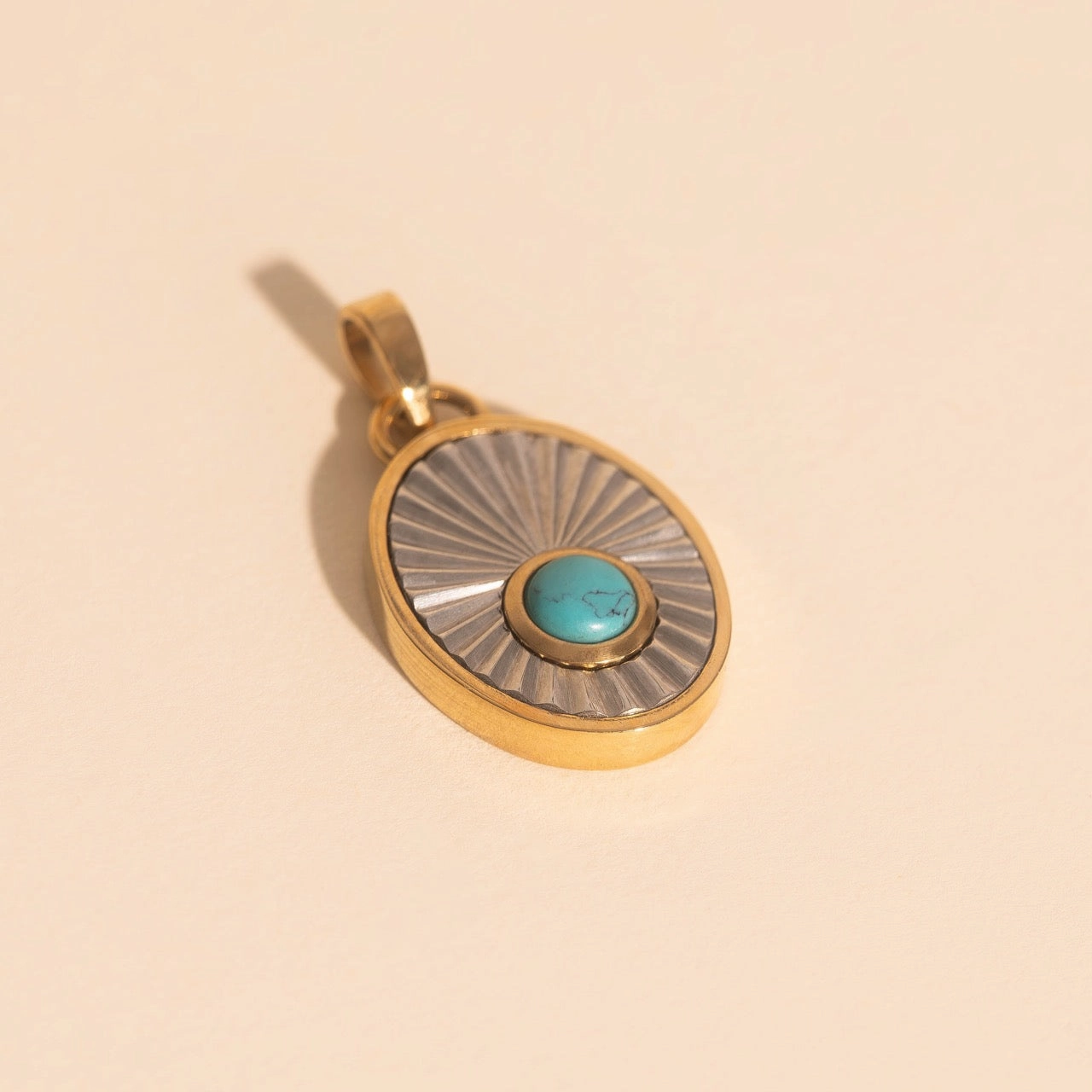 December Birthstone Necklace Charm Classic Edge