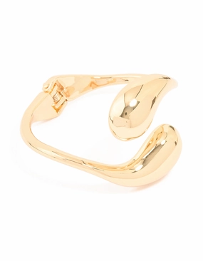 Economical Choice Gold Large Yin-Yang Wrist Cuff