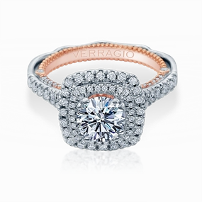 Bold Ornament Affordable Art Diamond Engagement Ring Verragio Venetian Collection 5065CU