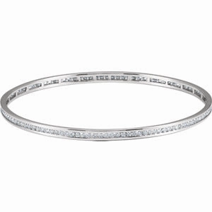 Diamond Stackable Bangle Bracelet Culturally Significant Artistic expression