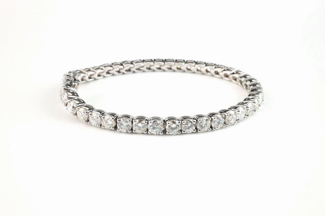 Timeless Shine Jewelry Petite Edge Diamond Tennis Bracelet