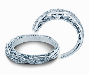 Diamond Wedding Band Verragio Venetian Collection 5005W Fashionable Glow