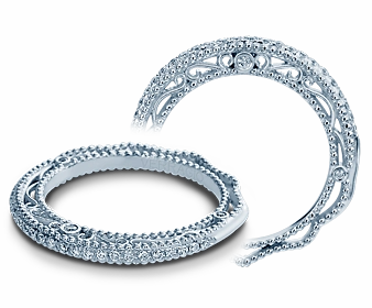 Diamond Wedding Band Verragio Venetian Collection 5007W Glow Vibe Artisan Glam