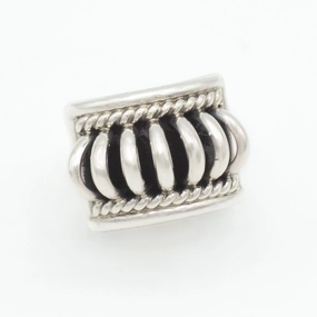 Pricilla Apache Navajo Handmade Sterling Silver Ring (Size 7) Soft Vibe High-End Quality