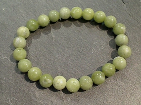 Green Jade 8MM Stretch Bracelet Gift Feature
