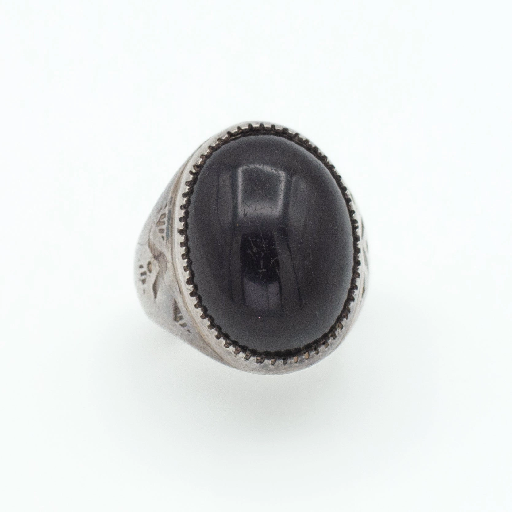 Navajo Handmade Sterling Silver Ring (Hallmark Unknown) (Size 11) Luxury Set