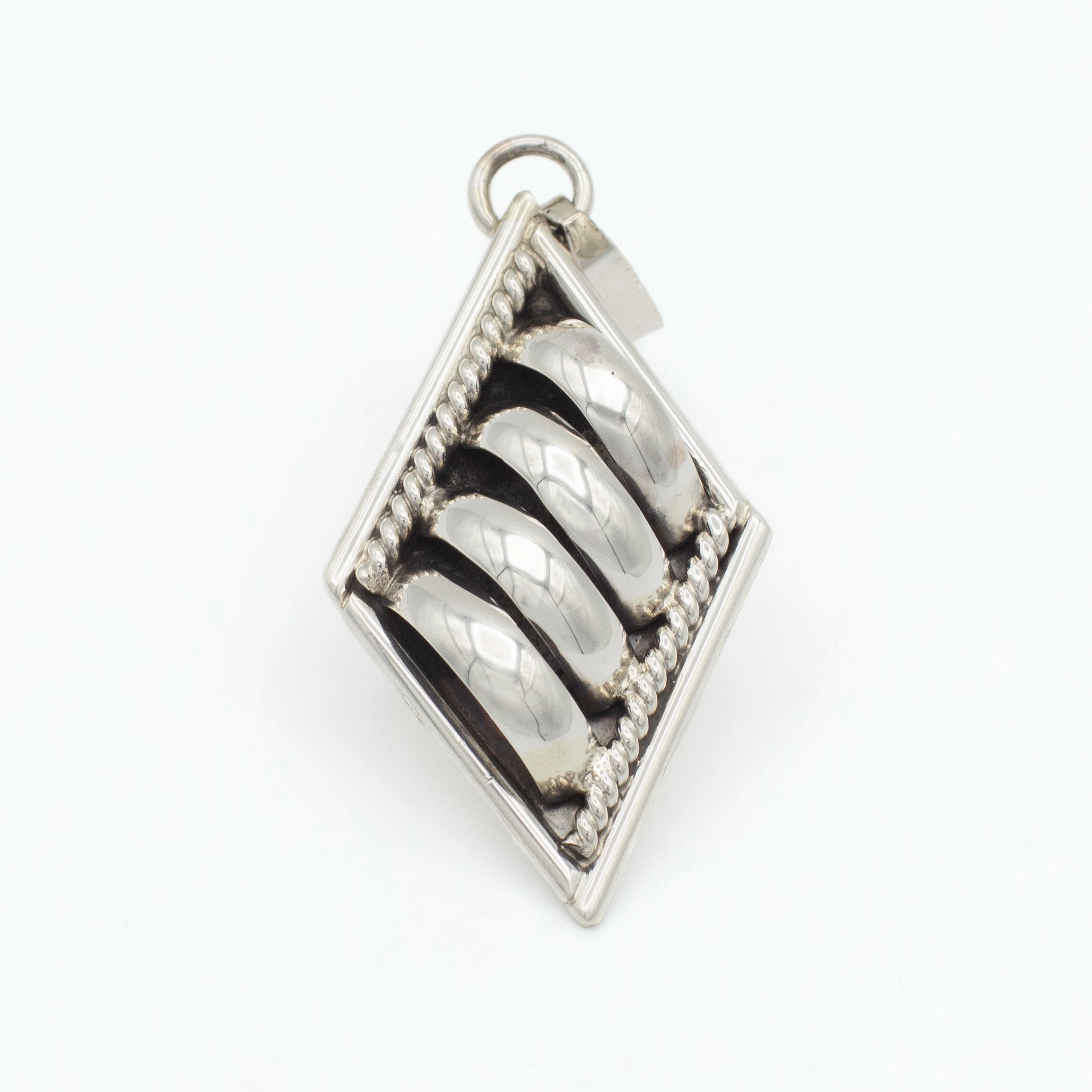 Camera Glow Pricilla Apache Navajo Handmade Sterling Silver Pendant