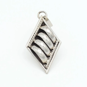 Camera Glow Pricilla Apache Navajo Handmade Sterling Silver Pendant