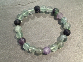 Fluorite 8MM Stretch Bracelet Lifestyle Match