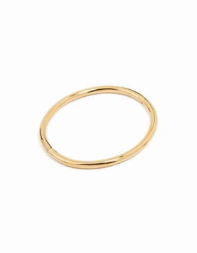 Bright Amalgamations Total Composites Waterproof Gold Plated Stainless Steel Simple Hinge Bracelet