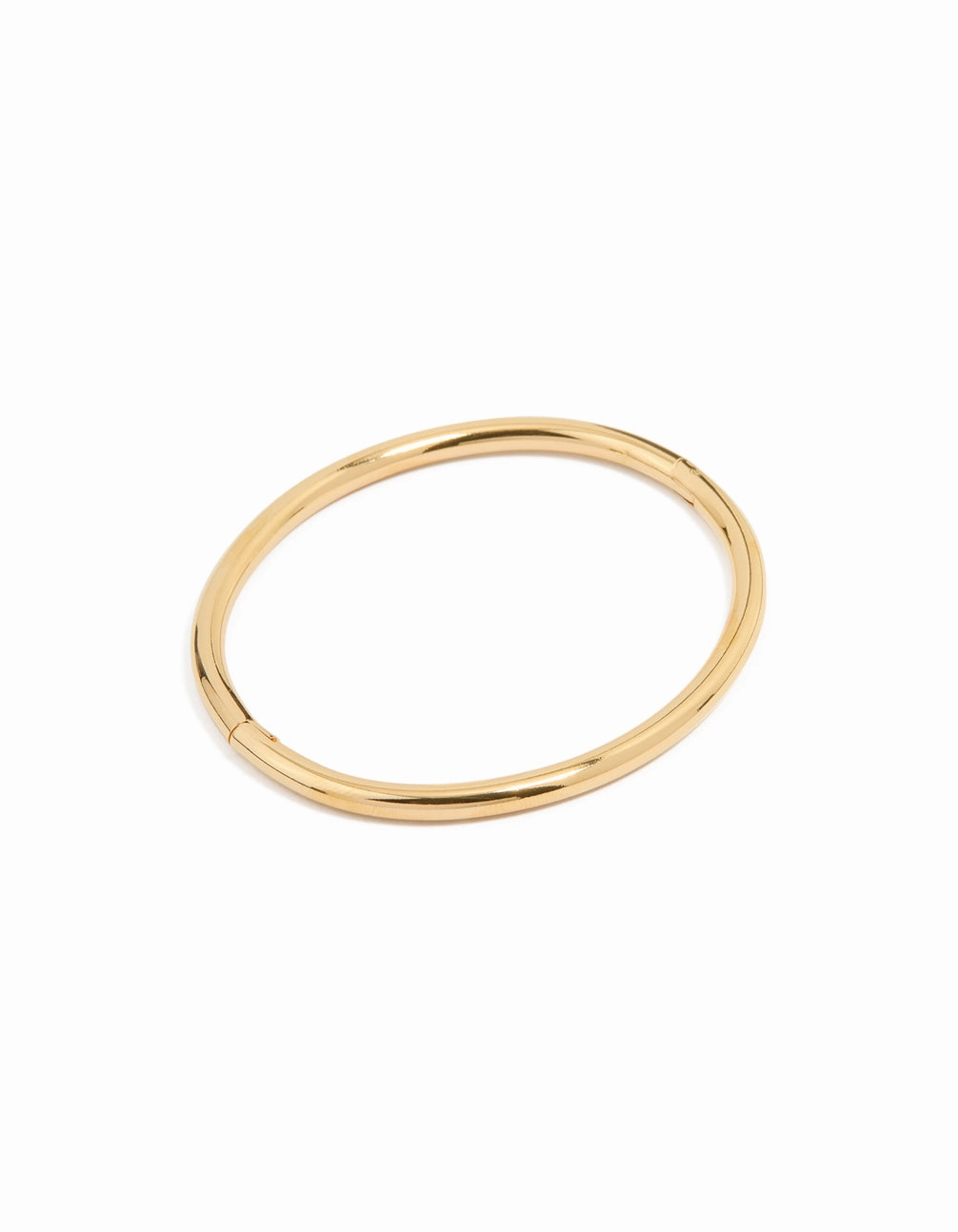 Bright Amalgamations Total Composites Waterproof Gold Plated Stainless Steel Simple Hinge Bracelet