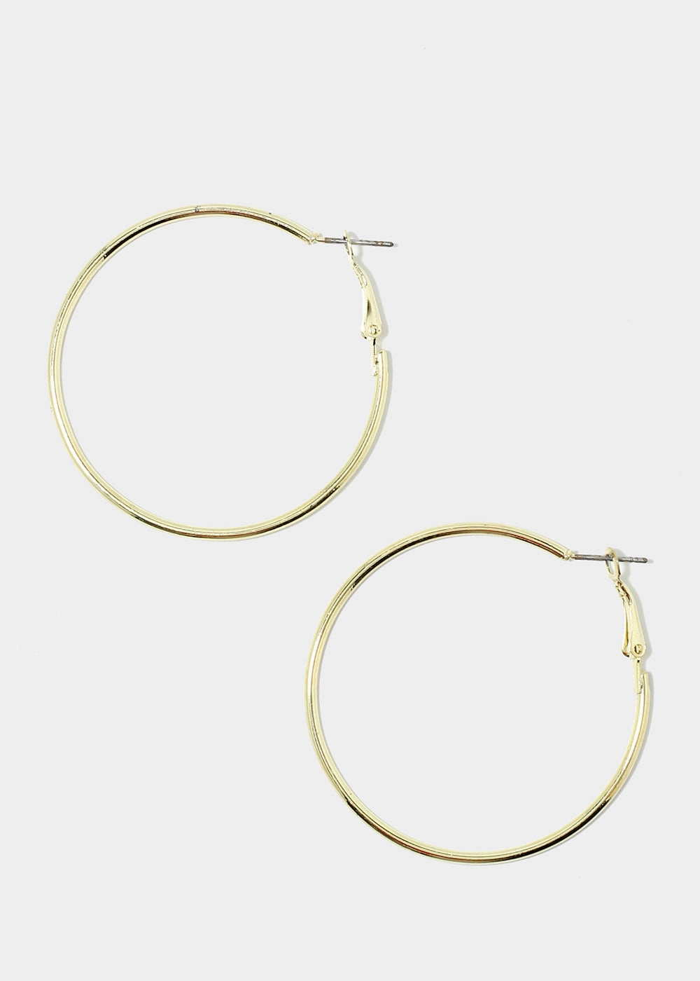 Gold Hoop Earrings Grace Note Vacation Mood