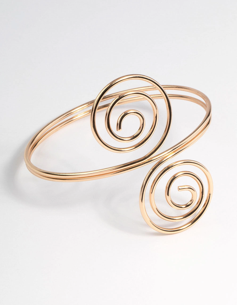 Worldwide Stock Gold Swirl Arm Cuff