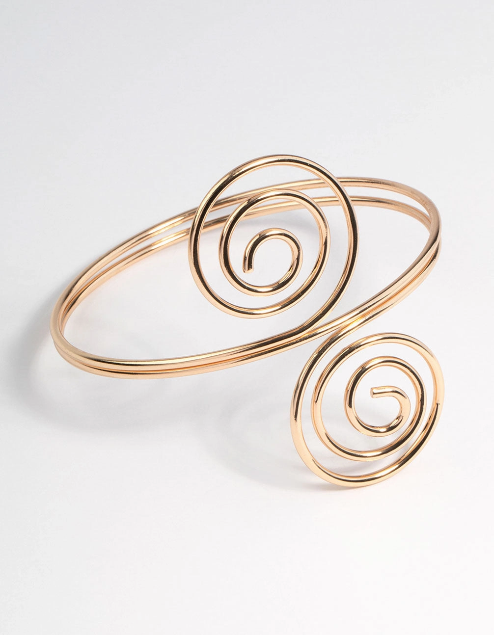 Gold Swirl Arm Cuff Easy Journey