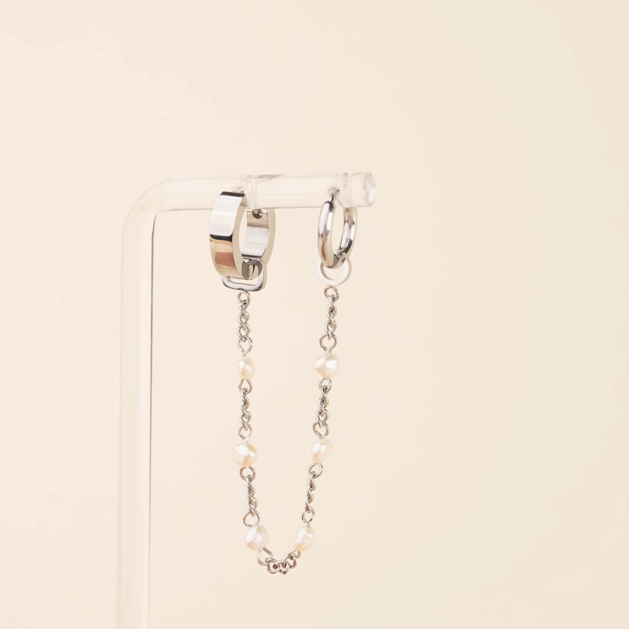 Shining Detail Effortless Charm Pearl Chain Stack Pack (3 item pairs)