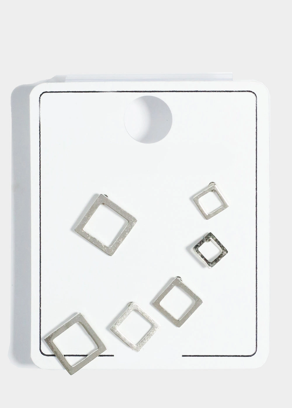 Minimalist Flair Timeless elegance 3-Pair Studs Earrings